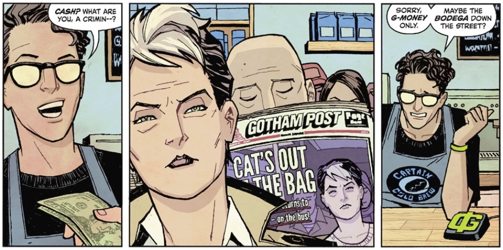 Middle-aged Catwoman trying to reintegrate into society. Catwoman: Lonely City #1