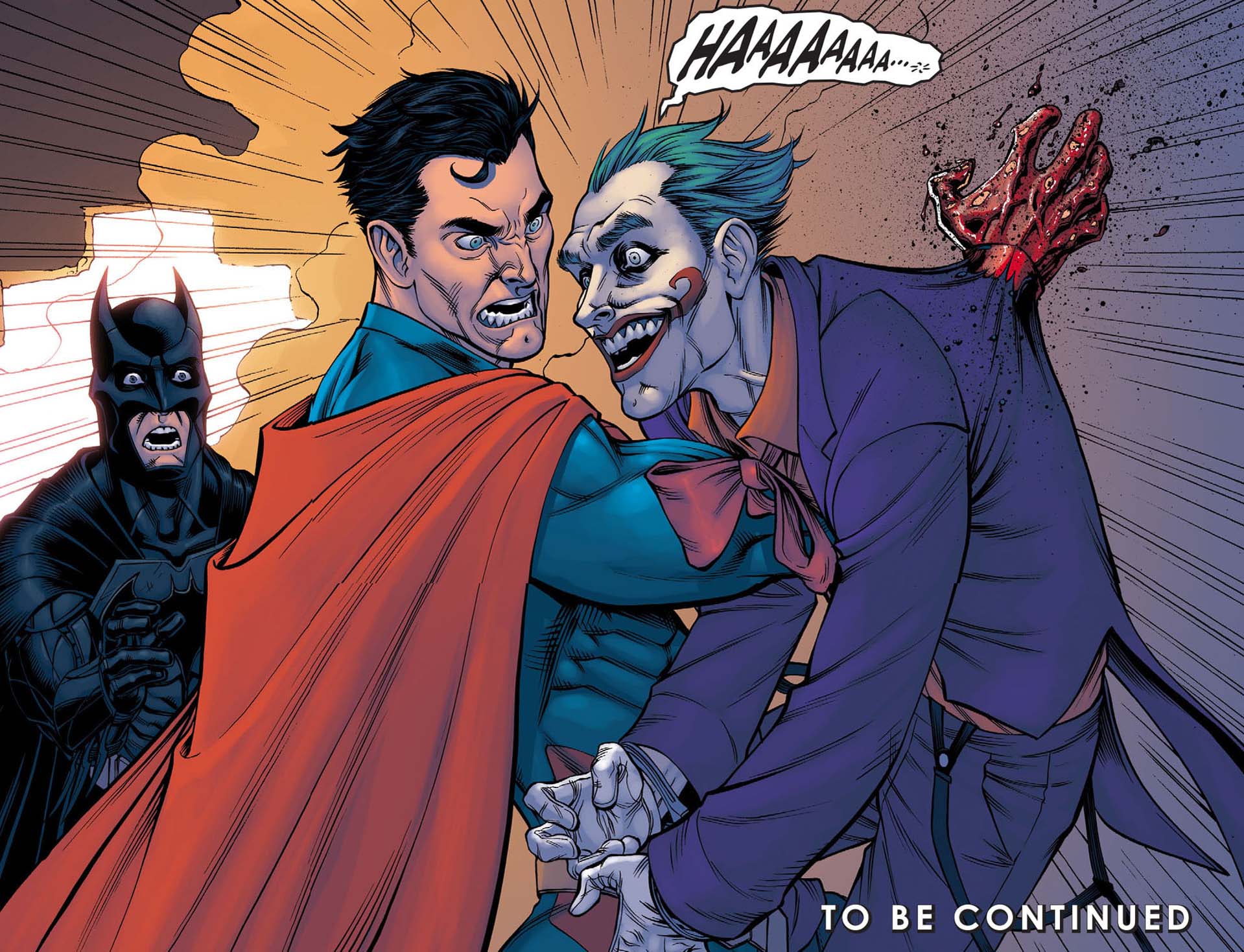Injustice: Gods Among Us #02. Superman kills the Joker.