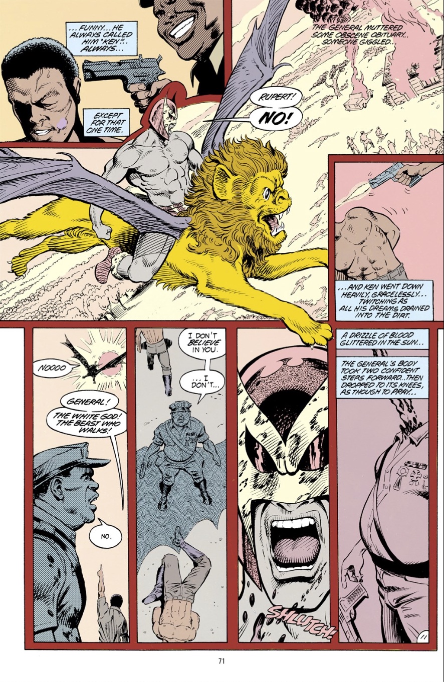 B’wana Beast avenging Ken’s murder. Animal Man Vol. 1 #3