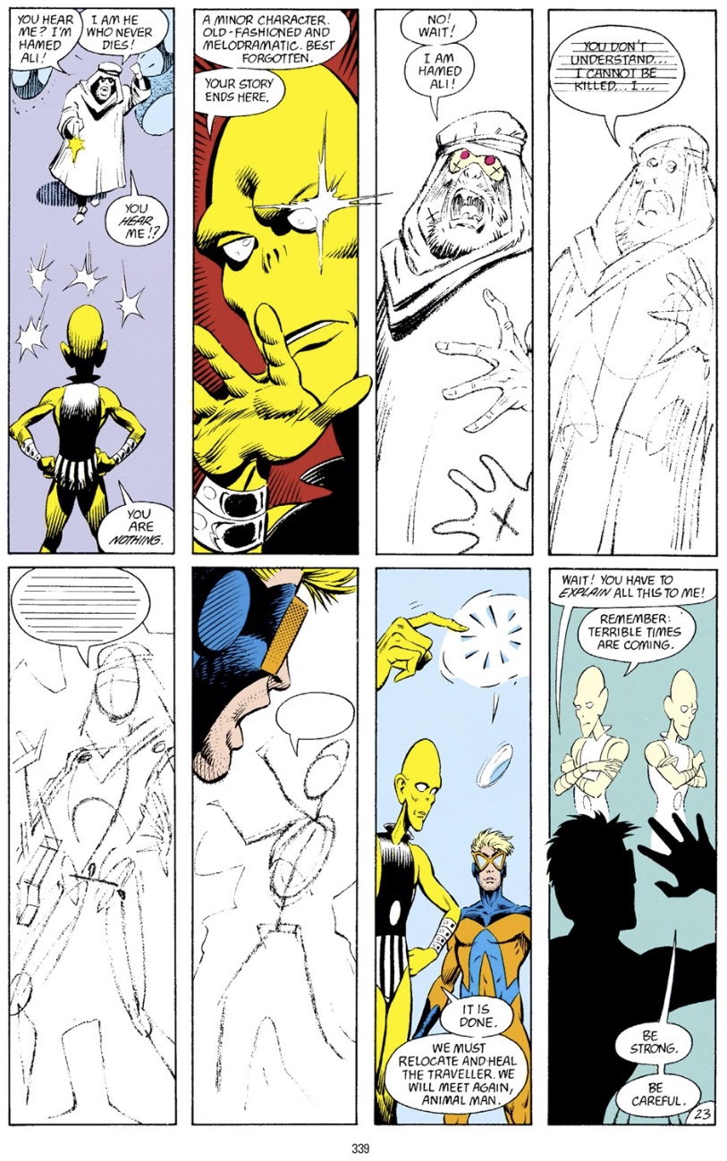Hamed Ali’s deletion from the comic’s continuity.